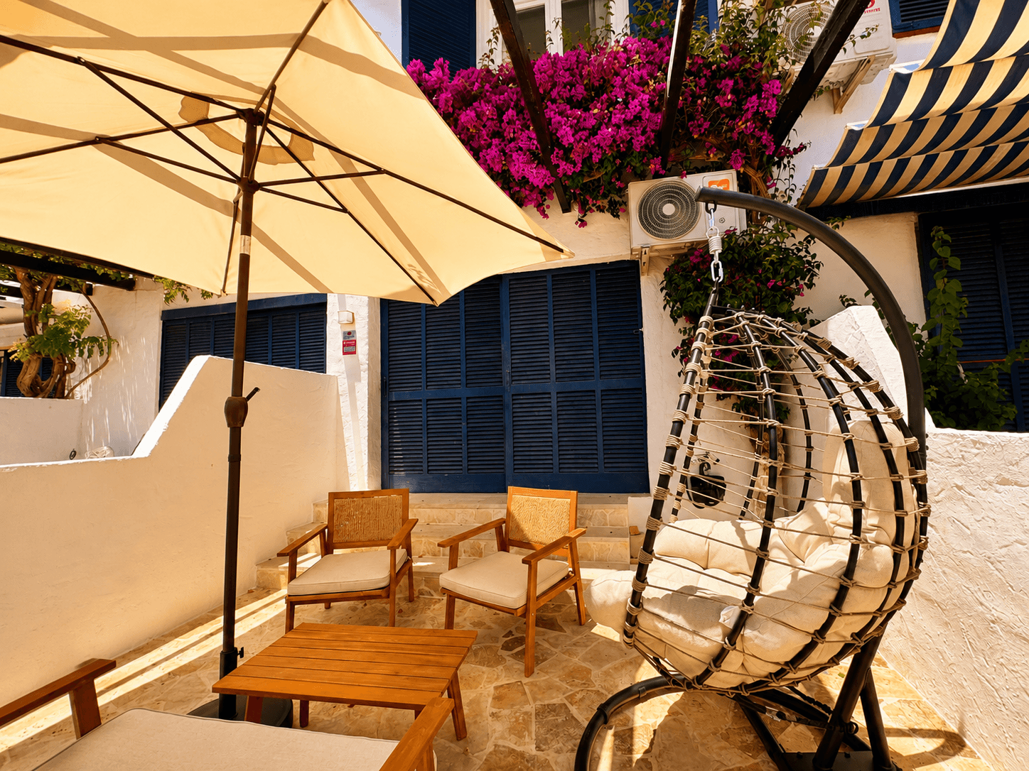 Zona exterior de la terraza privada